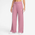 Nike Phoenix High Rise Wide Pants  - Women's Pink/White