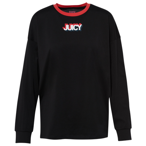 Juicy LS T-Shirt - Black / Red