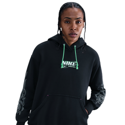 Women's - Nike Phoenix Glitch Pullover Hoodie  - Black/Multi