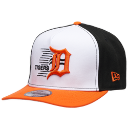Men's - New Era Tigers 9FIFTY A-Frame Curve 40th Cap - White/Black/Orange