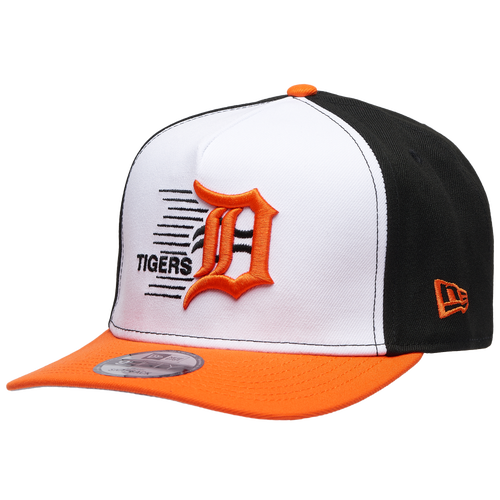 MENS - New Era Tigers 9FIFTY A-Frame Curve 40th Cap - White/Black Orange