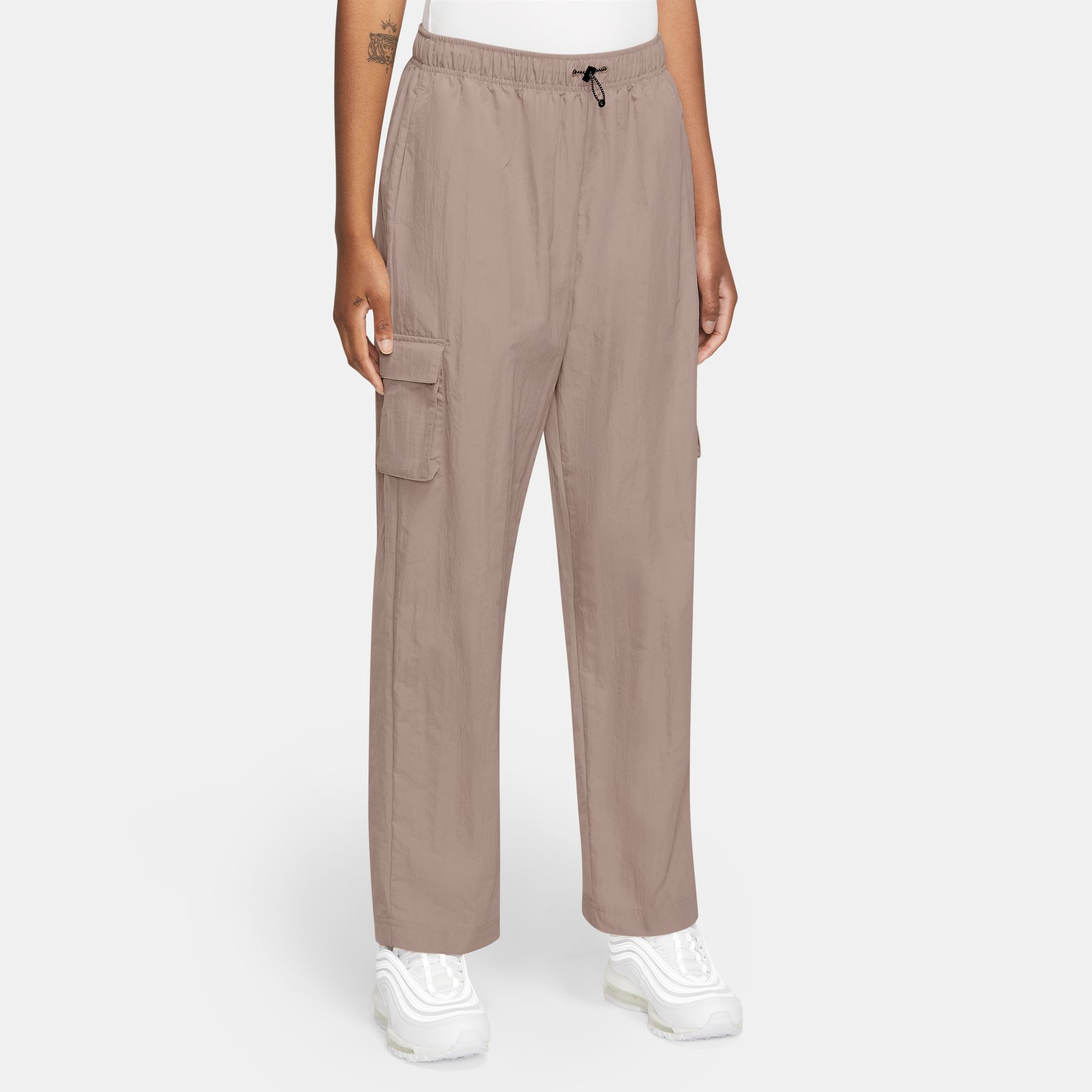 Beige Cargo Baggy Pants - Open YY