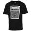 PUMA Box Logo Wrap T-Shirt - Men's Black/White