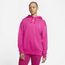 Nike Plus Size Collection Fleece Hoodie - Women's Pink