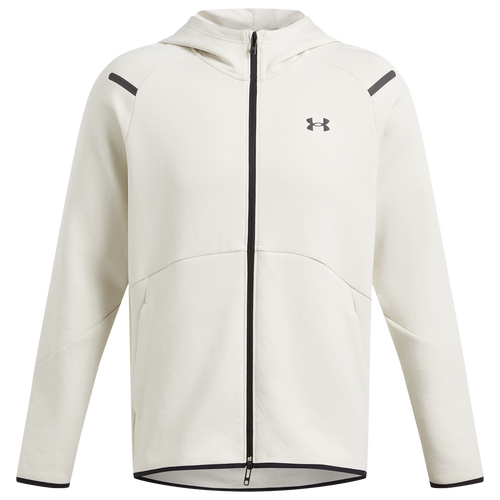 

Under Armour Mens Under Armour Unstoppable Fleece Full-Zip Hoodie - Mens Black/Summit White Size M