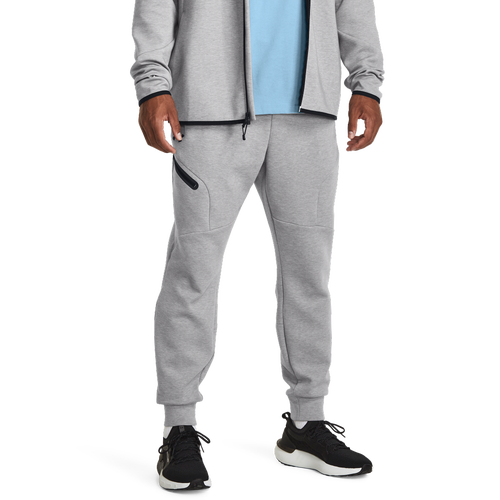 

Under Armour Mens Under Armour Unstoppable Fleece Joggers - Mens Mod Grey/Black Size S