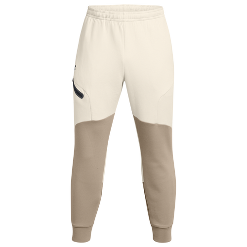 

Under Armour Mens Under Armour Unstoppable Fleece Joggers - Mens Timberwolf Taupe/Summit White/Black Size XS