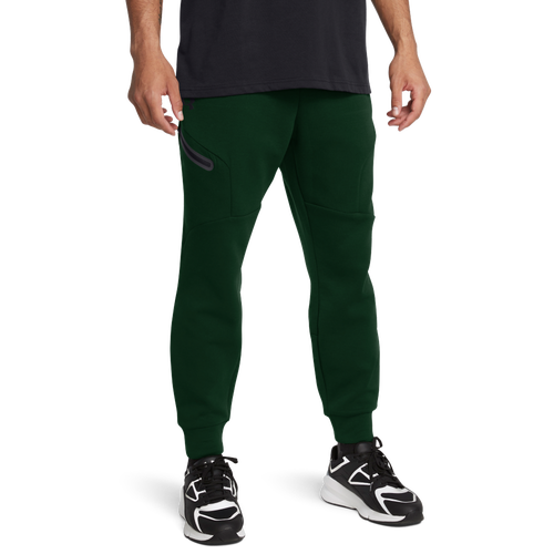 

Under Armour Mens Under Armour Unstoppable Fleece Joggers - Mens Forest Green/Black Size XL