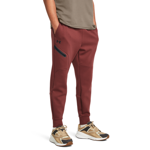 

Under Armour Mens Under Armour Unstoppable Fleece Joggers - Mens Cinna Red/Black Size S
