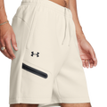 Under Armour Unstoppable Fleece Shorts - Under Armour Summit White/Black