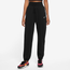 Nike Style Fleece High Rise Pants - Women's Black/White