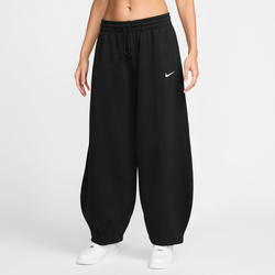 Women's - Nike Phoenix MR OS Tapered Pants - Black/Sail