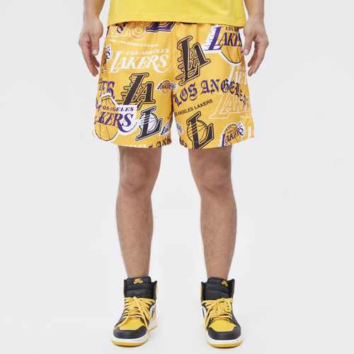 

Pro Standard Mens Los Angeles Lakers Pro Standard Lakers Toss Woven Shorts - Mens Yellow/Yellow Size XXL