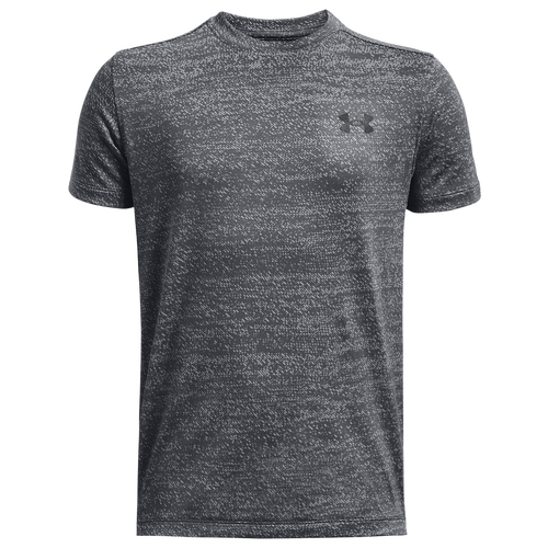 

Boys Under Armour Under Armour Tech Vent Jacquard T-Shirt - Boys' Grade School Pitch Gray/Black Size M