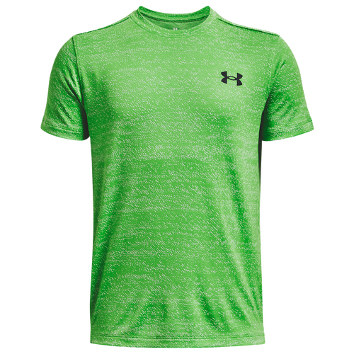 

Boys Under Armour Under Armour Tech Vent Jacquard T-Shirt - Boys' Grade School Green Screen/Black Size XL