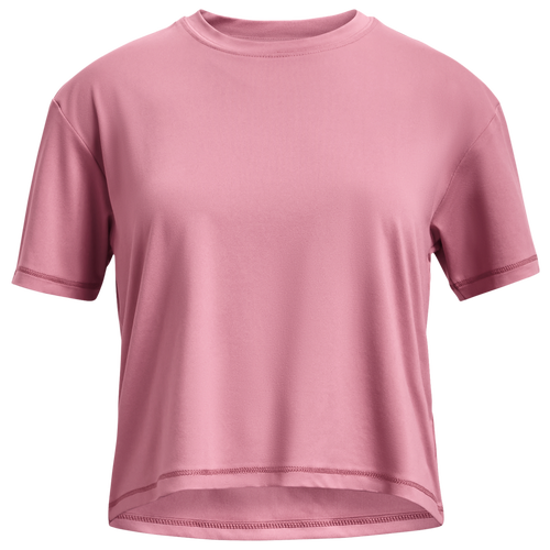 

Girls Under Armour Under Armour Motion T-Shirt - Girls' Grade School Pink Elixir/White Size L