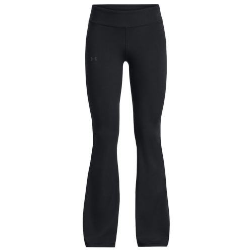 

Girls Under Armour Under Armour Motion Flare Pants - Girls' Grade School Jet Gray/Black Size S