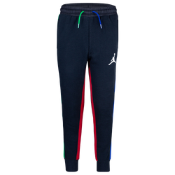 Boys' Preschool - Jordan Legacy of Sport Fleece Pants - Black/Multi Color