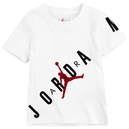 

Boys Jordan Jordan Stretch Out T-Shirt - Boys' Toddler White/Black Size 4T