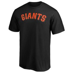 Men's - Fanatics Giants Official Wordmark T-Shirt - Black