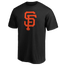 Fanatics Giants Official Logo T-Shirt - Men's Black