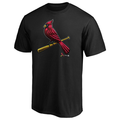 

Fanatics St. Louis Cardinals Fanatics Rockies Midnight Mascot Logo T-Shirt Black Size 3XL