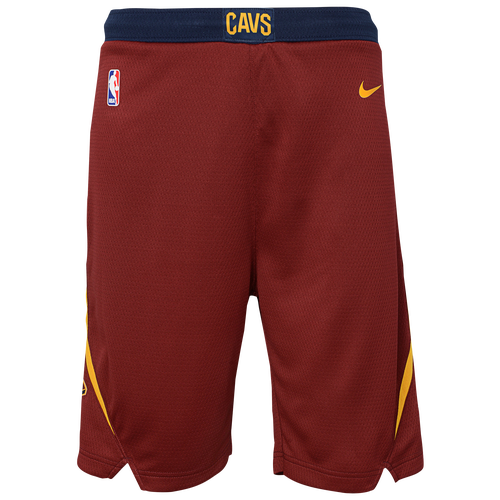 

Nike Boys Cleveland Cavaliers Nike Cavaliers Swingman Shorts - Boys' Grade School Maroon/Black/White Size L