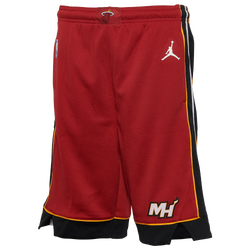 Boys' Grade School - Jordan Heat Statement Swingman Shorts - Red/Black