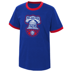 Boys' Grade School - Outerstuff Mavericks Hoops City Contrast T-Shirt - Blue/Red