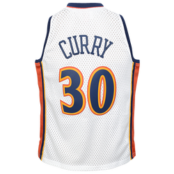 Boys' Grade School - Mitchell & Ness NBA Swingman Jersey - White/Orange