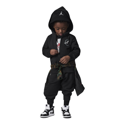 

Boys Jordan Jordan Flight MVP Full-Zip Set - Boys' Toddler Black Size 2T