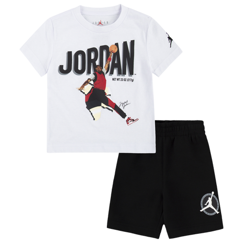 

Boys Jordan Jordan Flight MVP Short Set - Boys' Toddler Black Size 2T