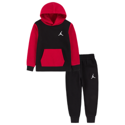 Boys' Toddler - Jordan MJ Essentials Fleece Pullover Set - Gym Red/Black