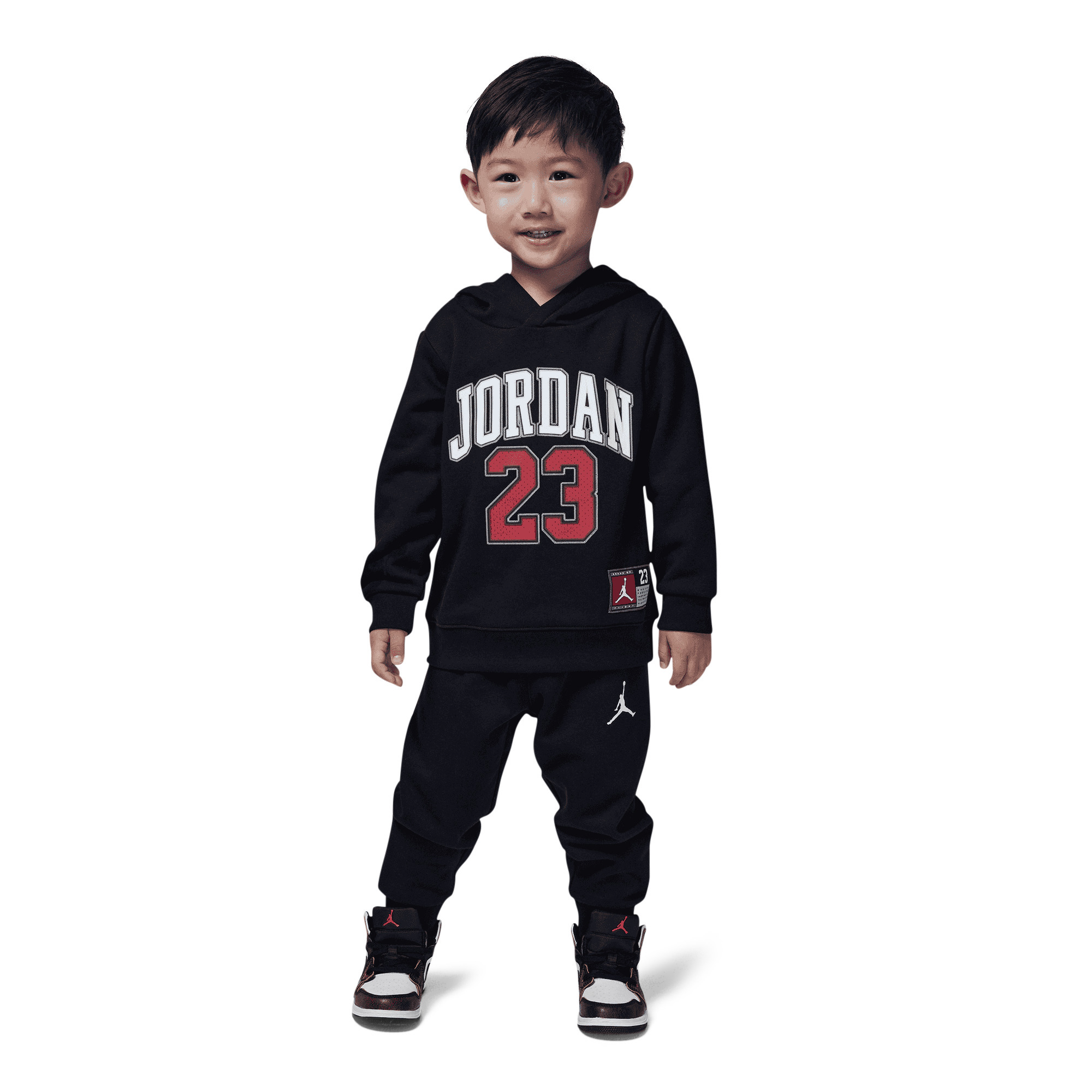 Jordan Little Boys' Jersey Pack Pullover Set, Size 7, Black