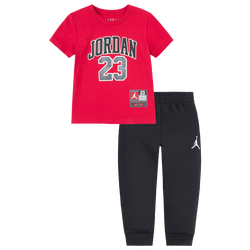 Boys' Toddler - Jordan Jersey Pack T-Shirt Set - Gym Red/Black