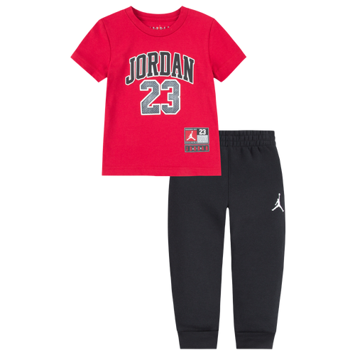 

Boys Jordan Jordan Jersey Pack T-Shirt Set - Boys' Toddler Gym Red/Black Size 2T