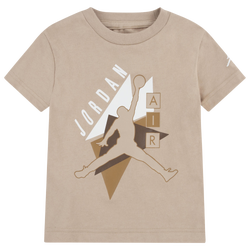 Boys' Toddler - Jordan Air Diamonds Short Sleeve T-Shirt - Tan