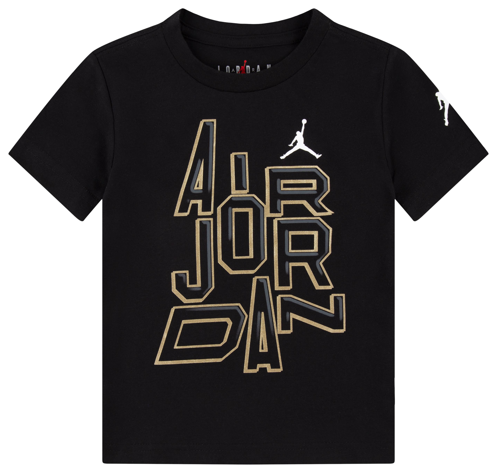 White and gold jordan 2025 t shirt