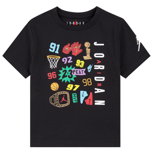 Shop Jordan Boys   2x3 Peat Short Sleeve T-shirt In Black