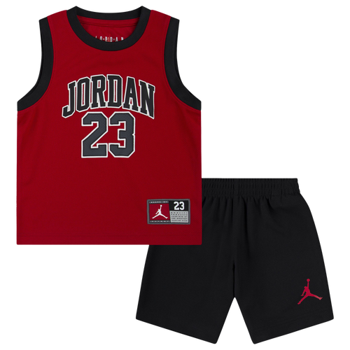 

Boys Jordan Jordan 23 Jersey Set - Boys' Toddler Black/Red Size 3T
