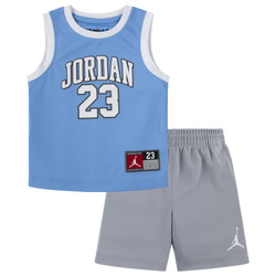 Boys' Toddler - Jordan 23 Jersey Set - Carolina/Grey