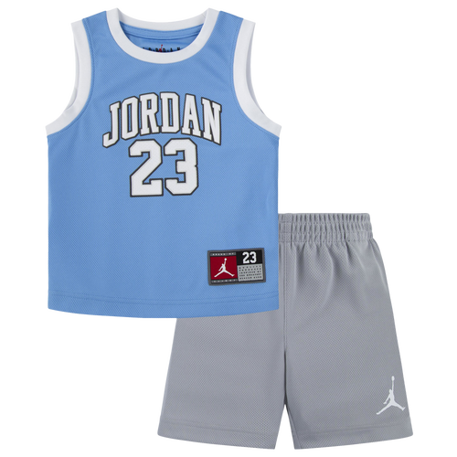 

Boys Jordan Jordan 23 Jersey Set - Boys' Toddler Carolina/Grey Size 2T