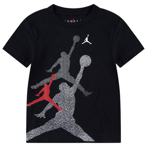 

Boys Jordan Jordan Gradient Stacked Jumpman Short Sleeve T-Shirt - Boys' Toddler Red/Black Size 2T