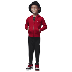 Boys' Toddler - Jordan Brooklyn Fleece Full-Zip Hoodie Set - Black/Red