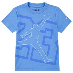 Boys' Toddler - Jordan HBR Shine Jumpman Short Sleeve T-Shirt - Legend Blue/White