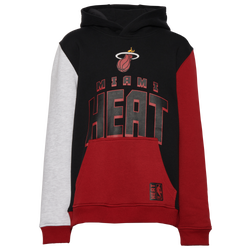Boys' Grade School - Outerstuff Heat Rim Shot Colorblock Hoodie - Grey/Red/Black