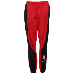 Boys' Grade School - Nike Bulls Dri-FIT Showtime Colorblock Pants - Black/Red