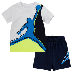 Boys' Toddler - Jordan Painted Jumpman Set - Blue/Volt