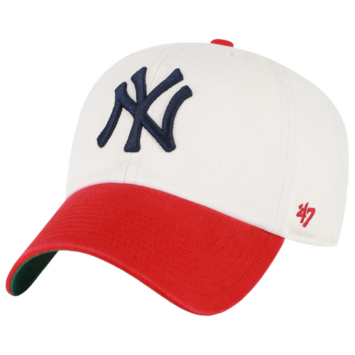 MENS - 47 Brand MLB Puerto Rico Heritage Clean-Up Cap - Natural/Red