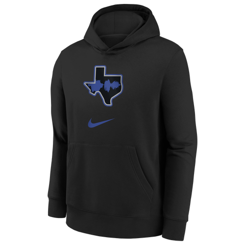 BOYS - Nike Mavericks Club City Edition Pullover Hoodie - Black/Multi